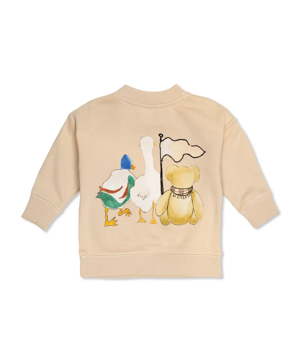 Logo Embroidered Crewneck Sweatshirt