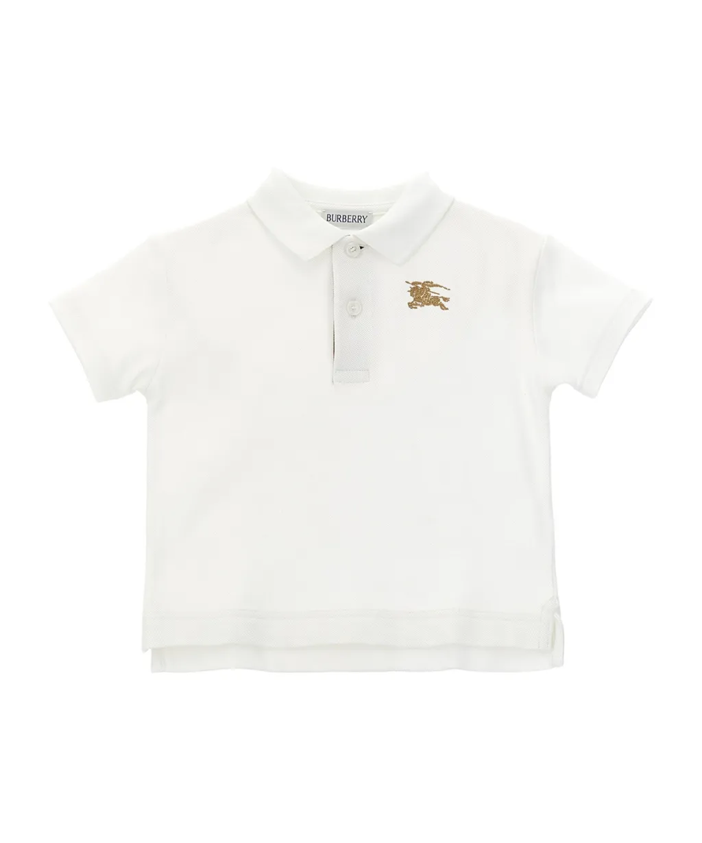 Logo Embroidered Short-Sleeved Polo Shirt