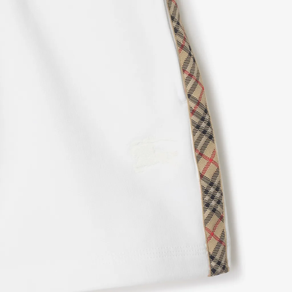 Checked Side-Panel Shorts
