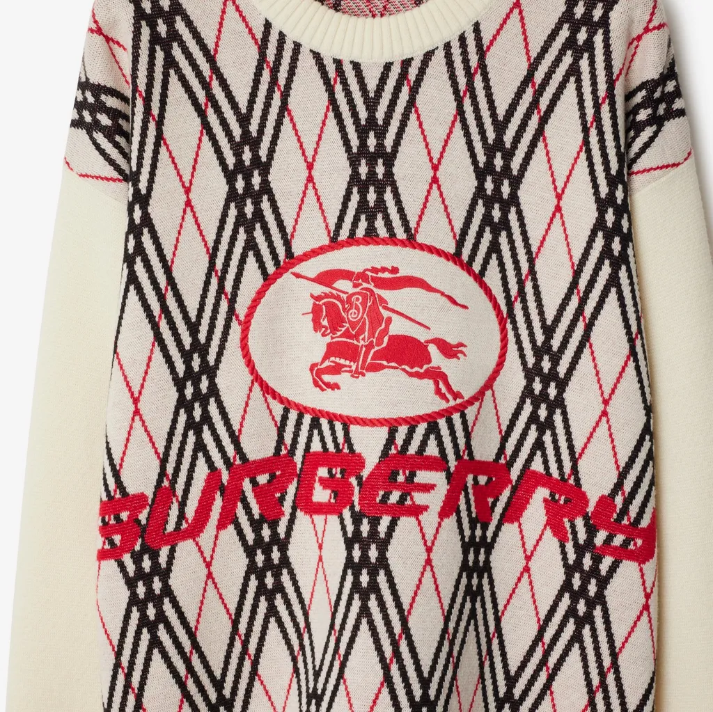 Argyle Check Crewneck Jumper