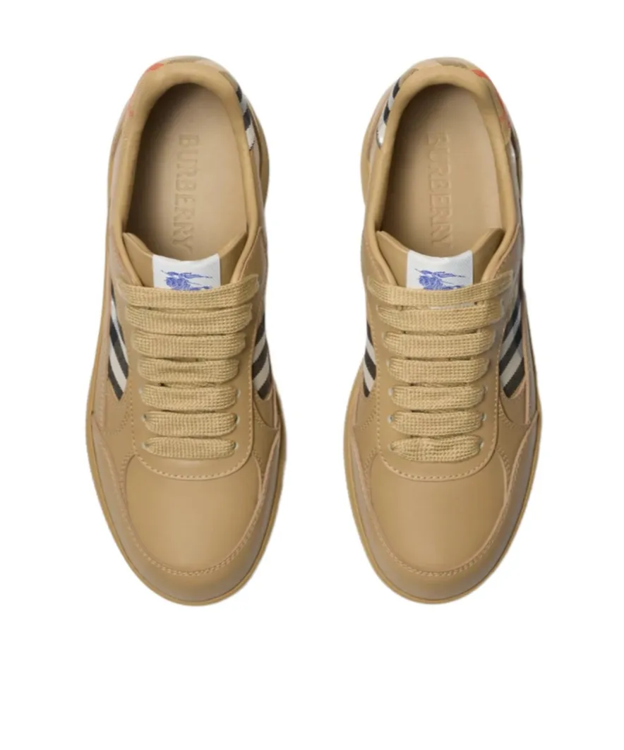 Checked Terrace Lace-Up Sneakers