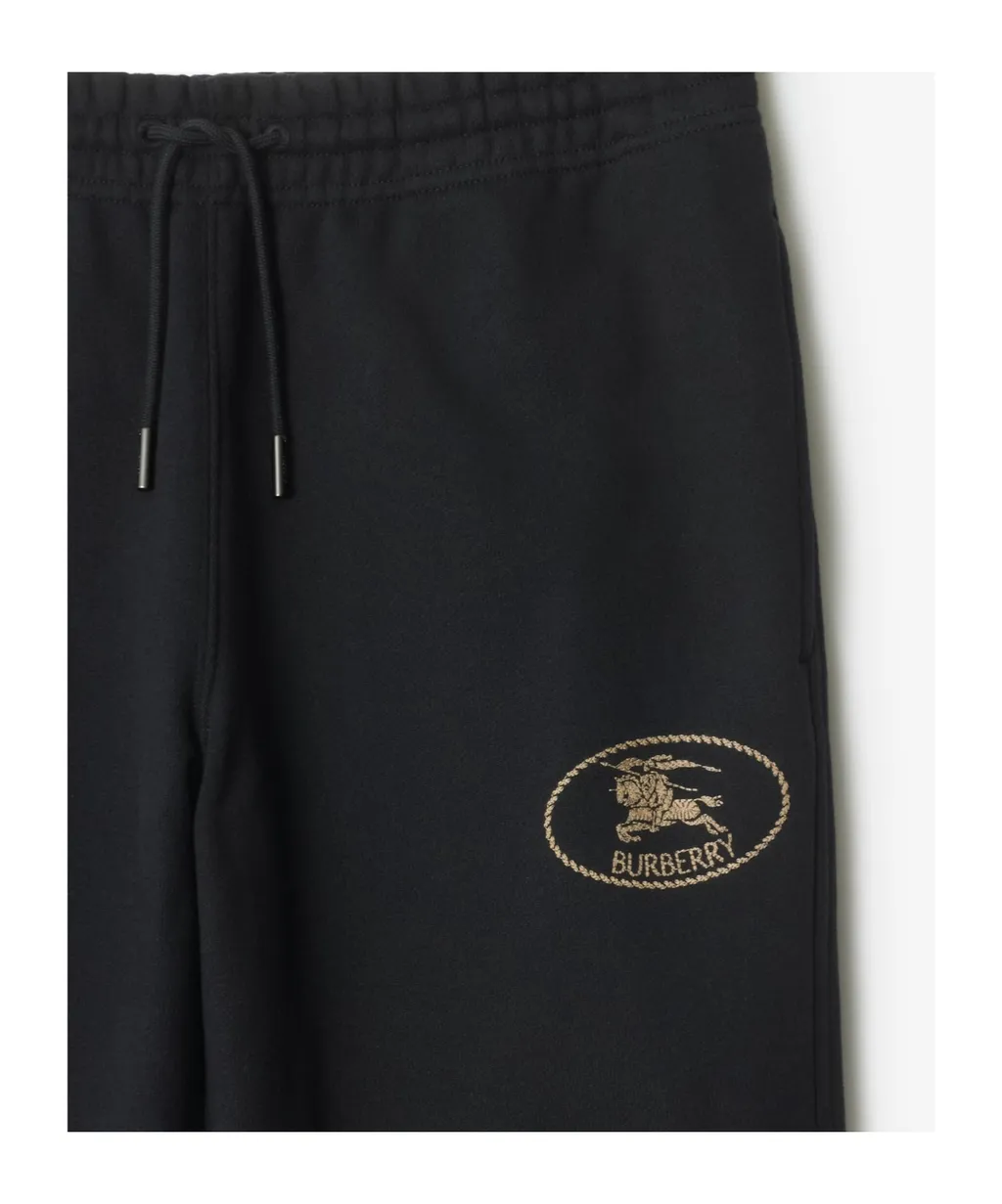 Logo Embroidered Drawstring Track Pants