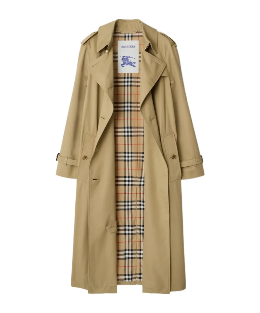 Double Breasted Belted Trench Coat