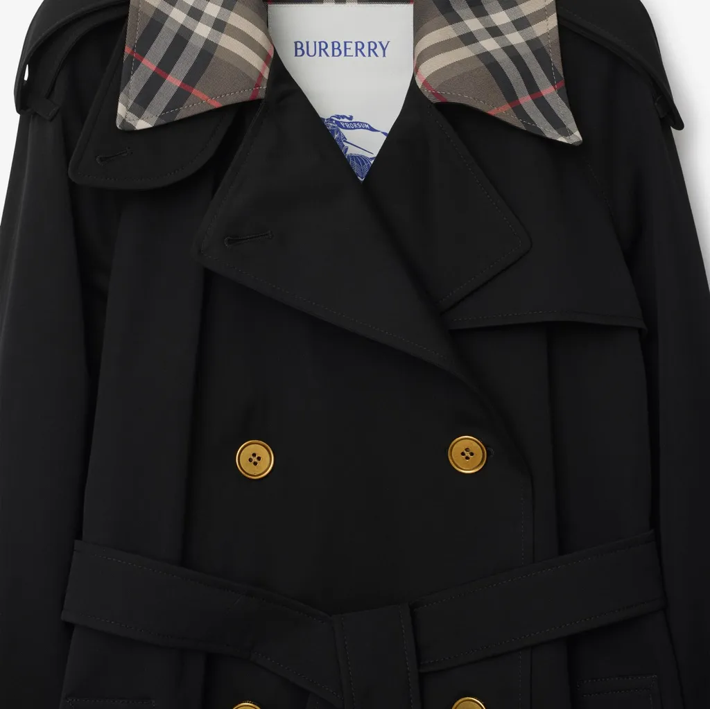 Long Check Collar Castleford Trench Coat
