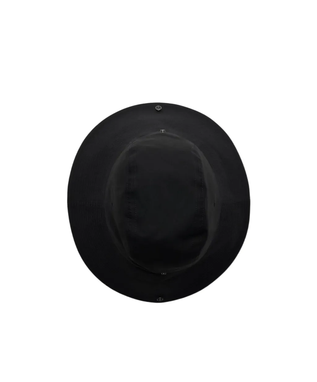Check Brim Gabardine Bucket Hat