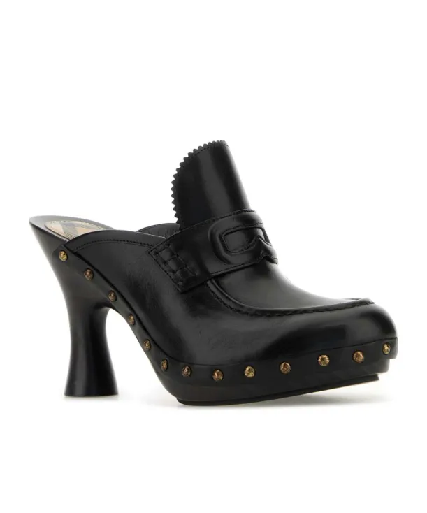 Potter Stud Embellished Mules