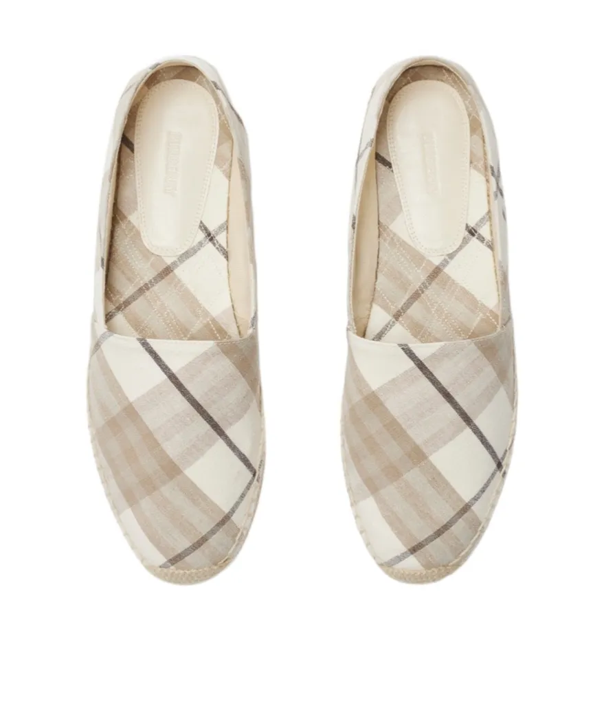 Mews Checked Slip-On Espadrilles
