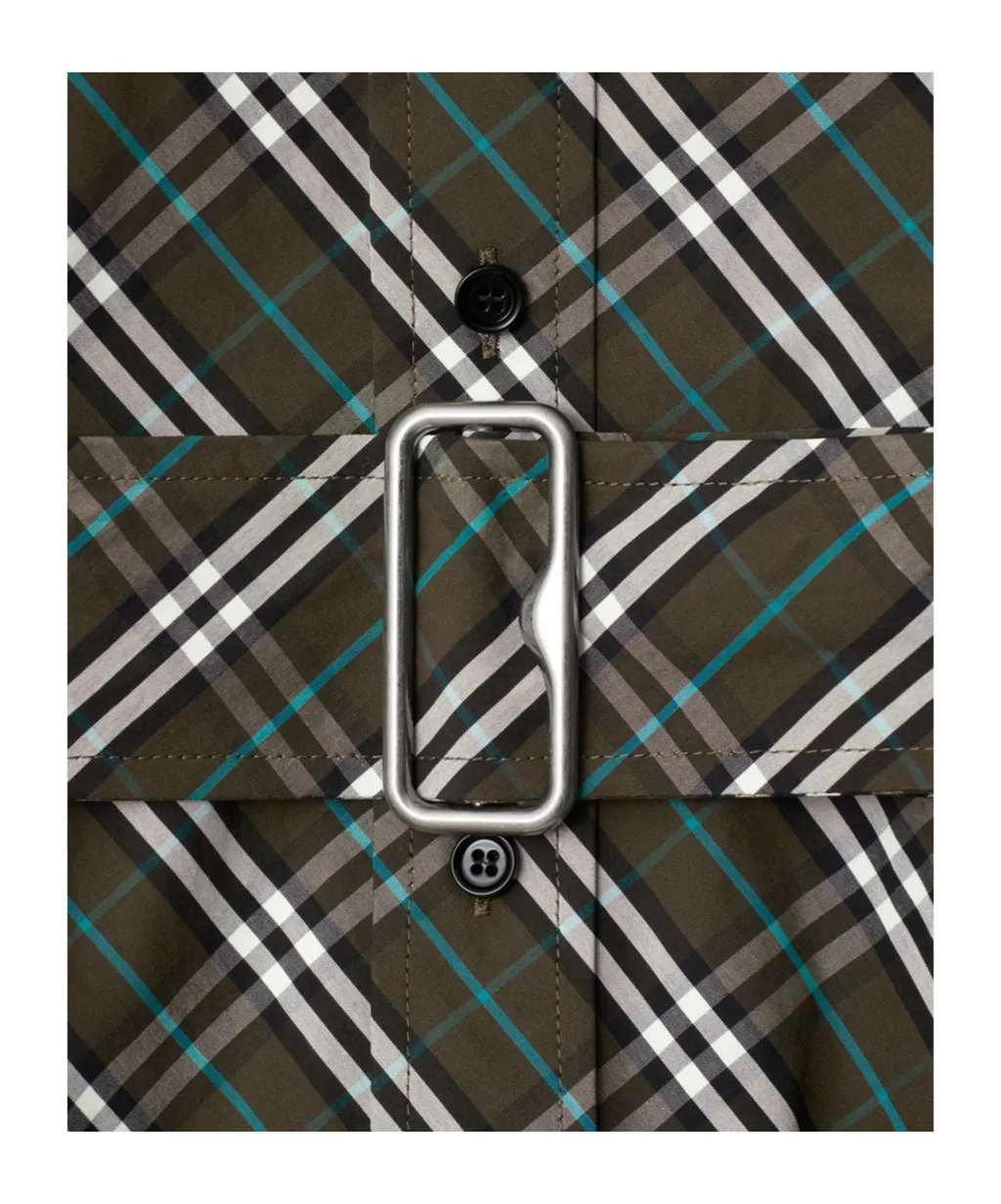 Check Shirt Dress