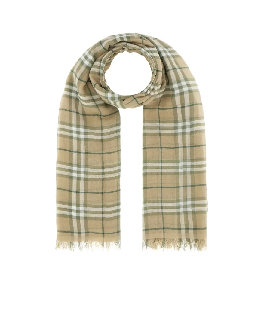 Checked Scarf