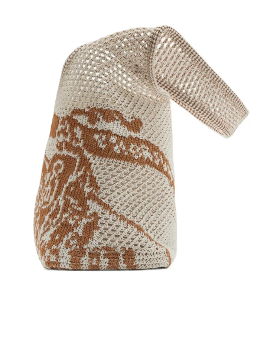Ekd Motif Crochet Shoulder Bag