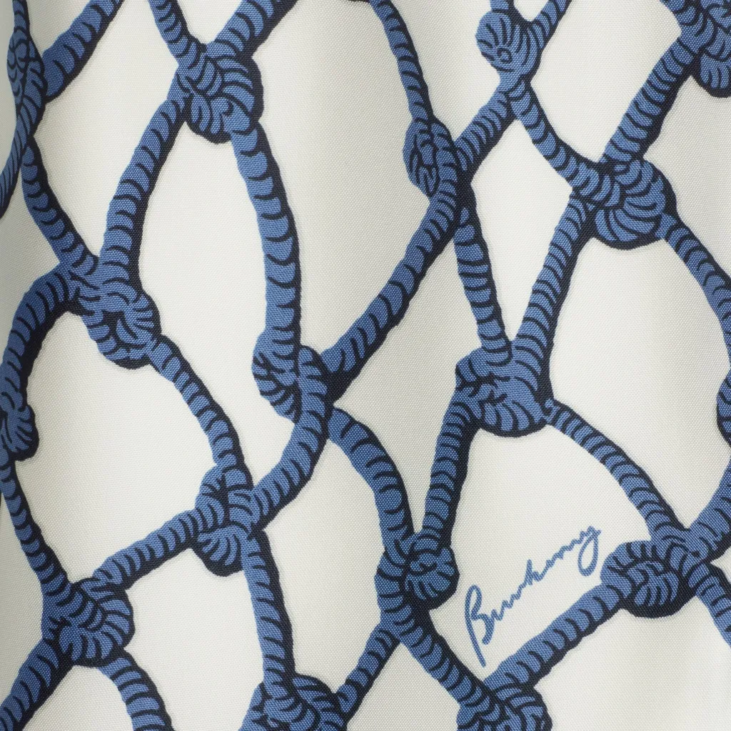 Allover Knot Printed Drawstring Shorts