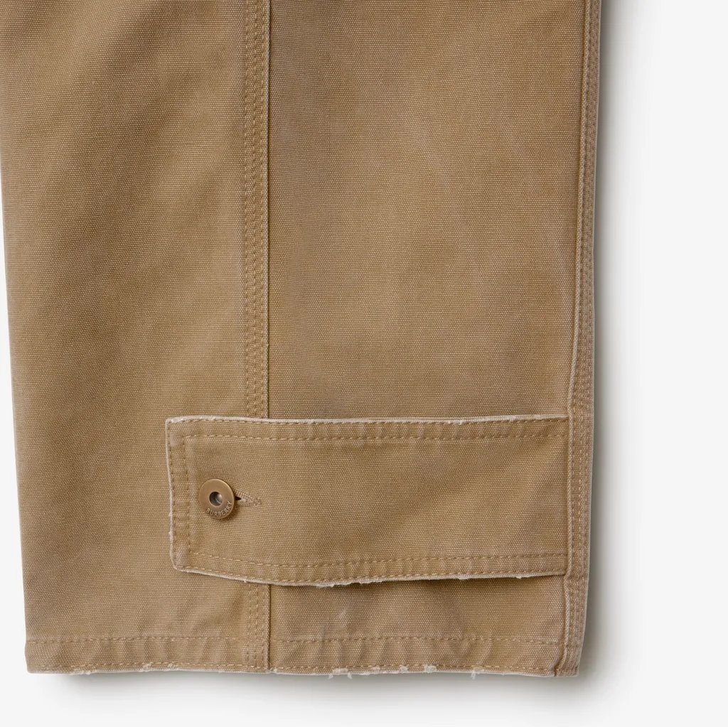 Logo Embroidered Straight-Leg Trousers