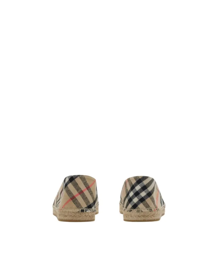 Checked Mews Slip-On Espadrilles