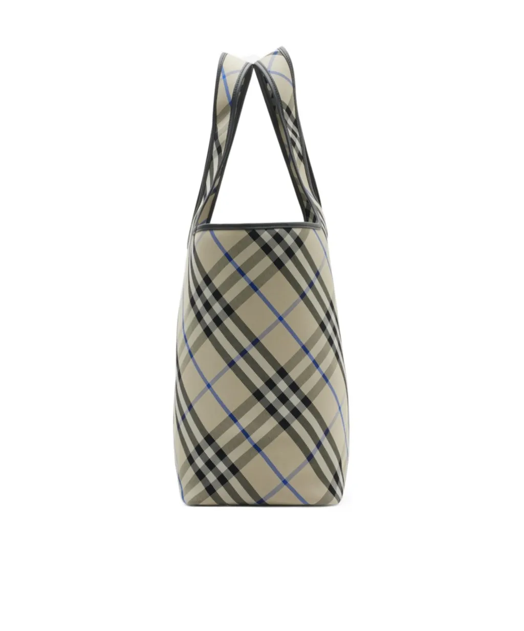 Medium Checked Tote Bag