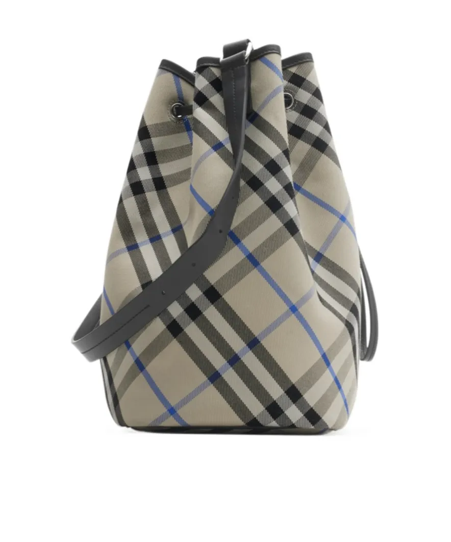 Medium Check Bucket Bag