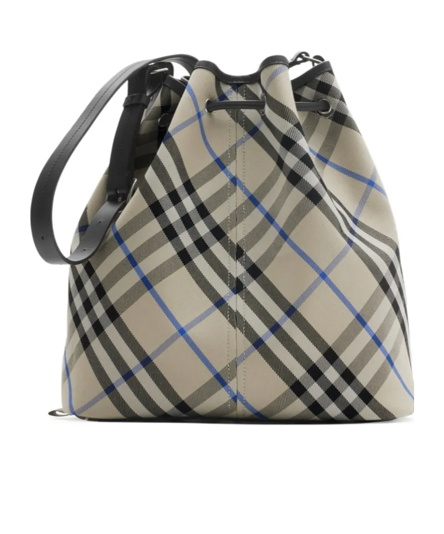 Medium Check Bucket Bag