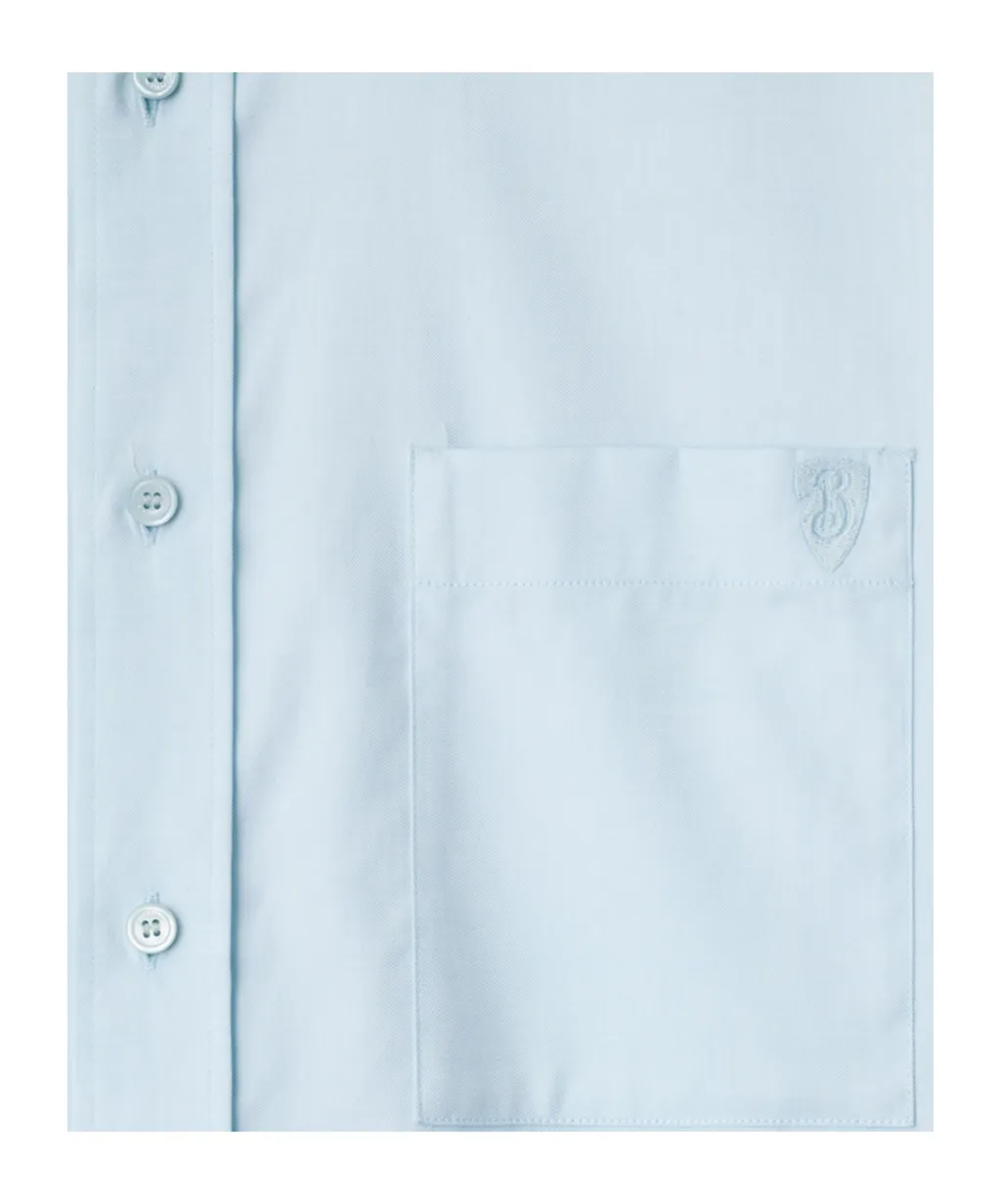Logo Embroidered Button-Down Shirt