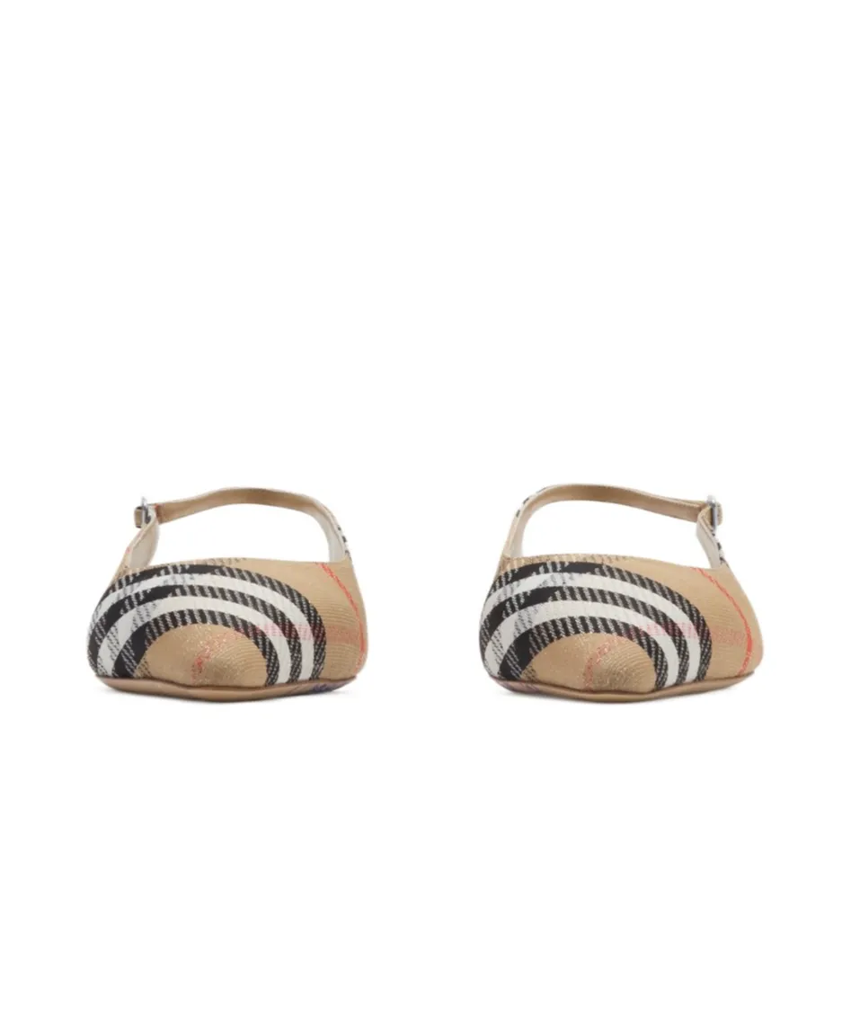 Check Birdie Slingback Flats