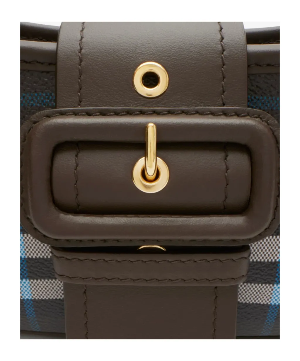 Check Patterned Sling Shoulder Bag