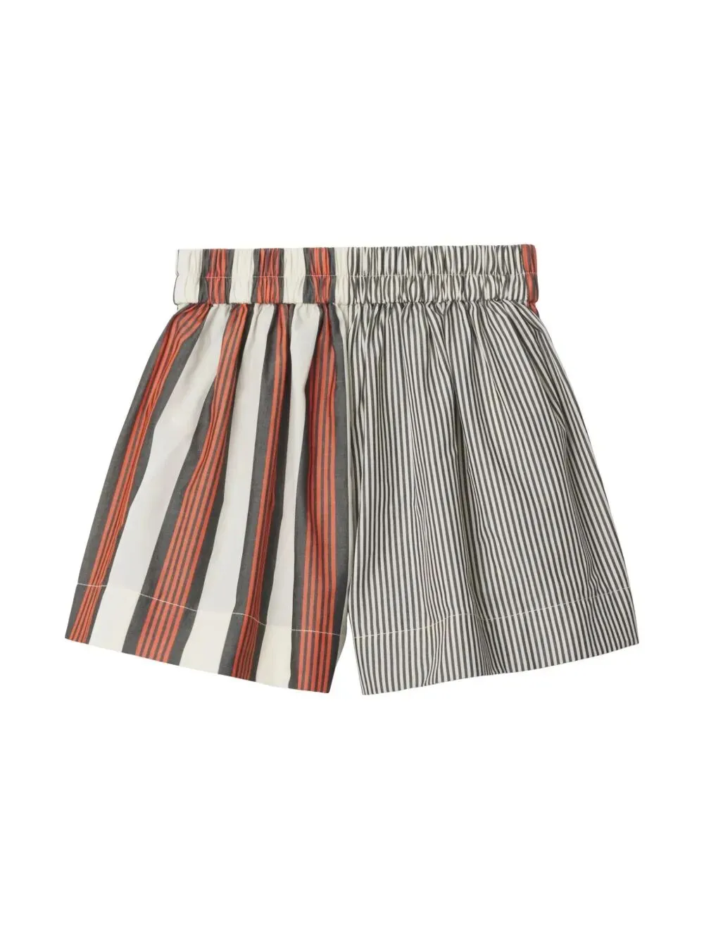 Striped Cotton Shorts