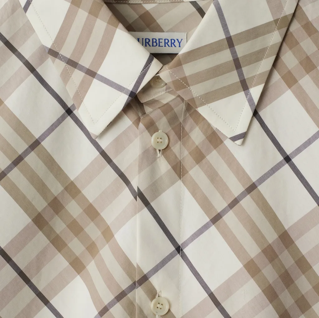 Checked Long-Sleeved Shirt
