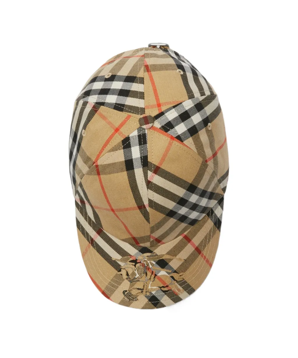 Checked Baseball Cap