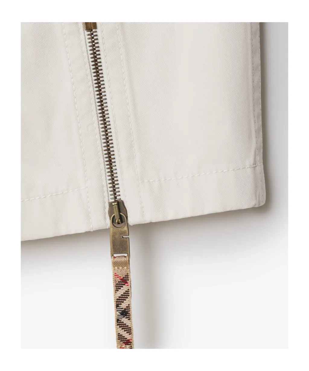 Zip-Detailed Knee-Length Trousers