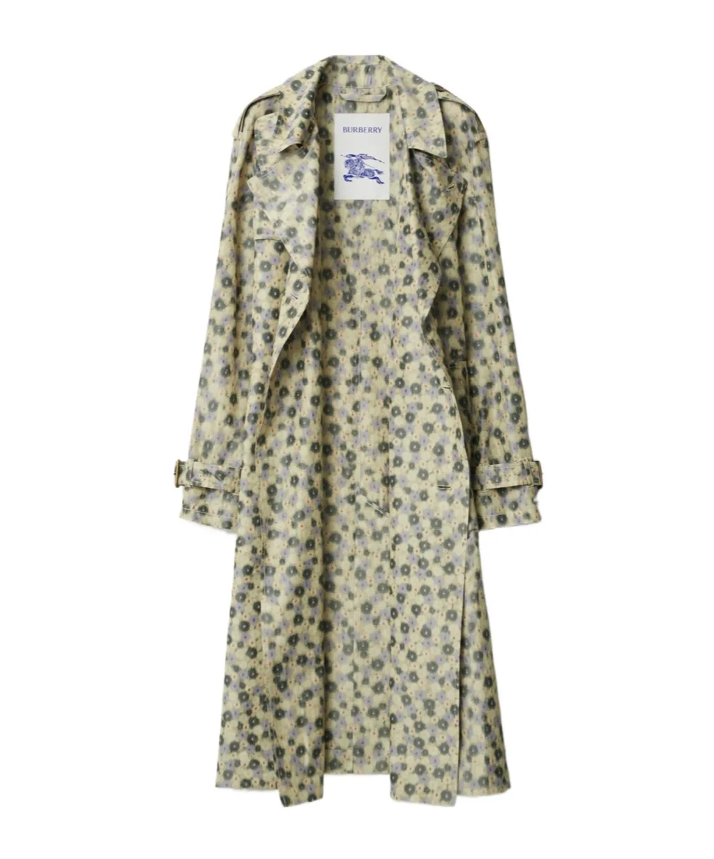Long Daisy Lightweight Trench Coat