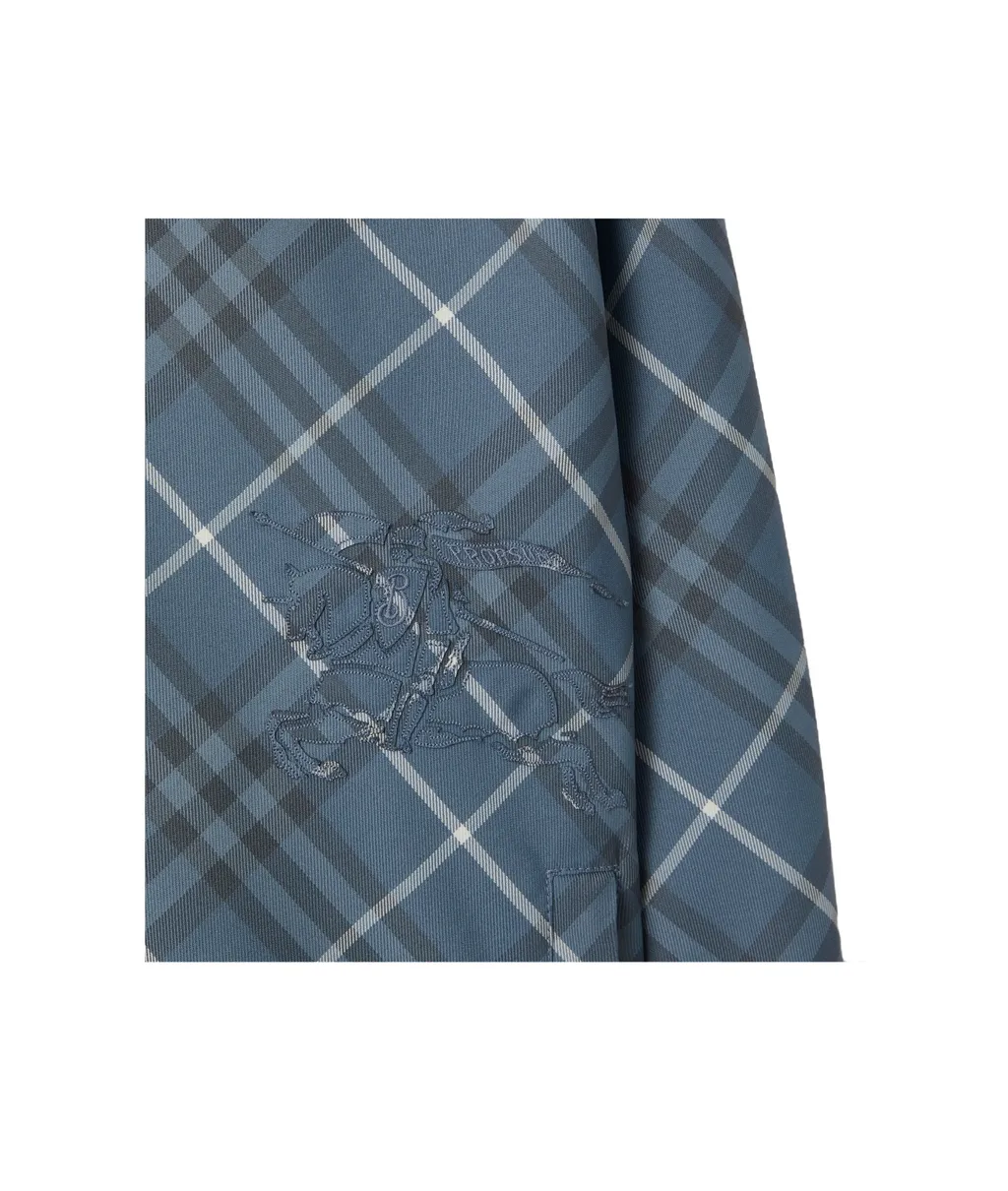 Checked Hooded Reversible Jacket