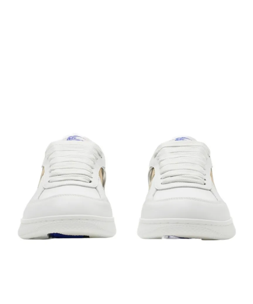 Checked Lace-Up Sneakers