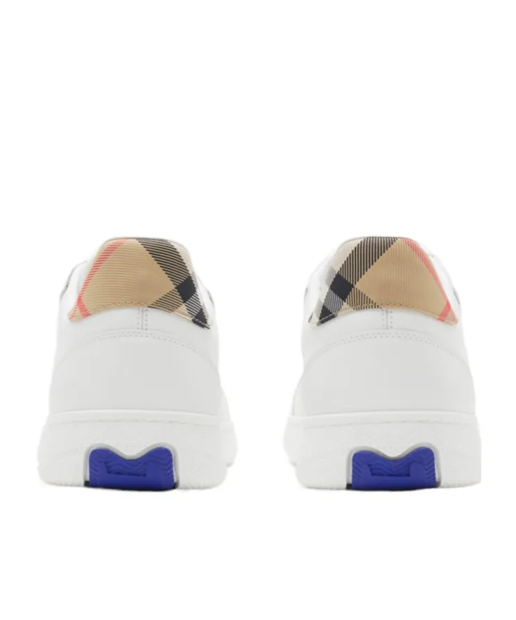 Checked Lace-Up Sneakers