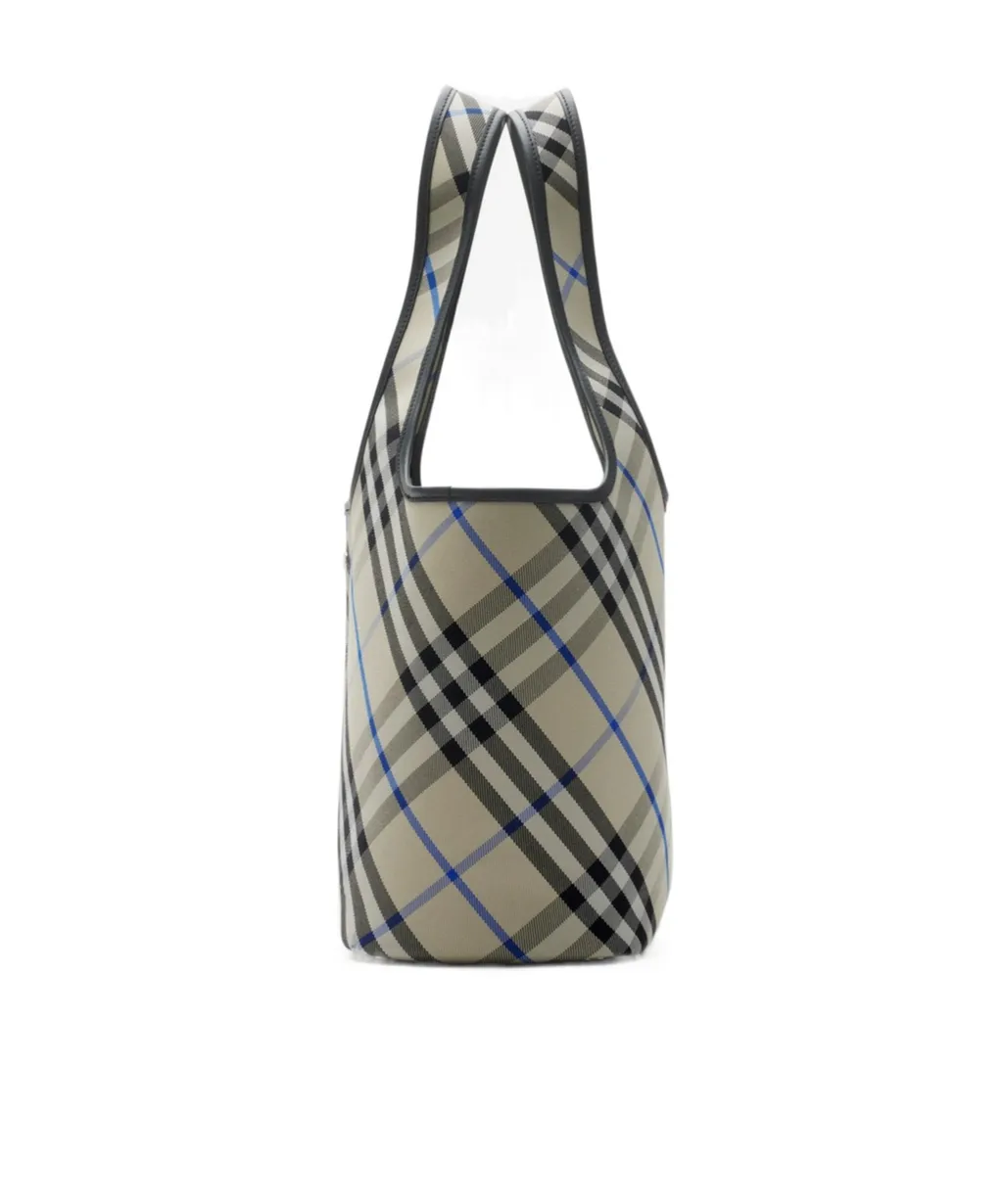 Small Check Tote Bag