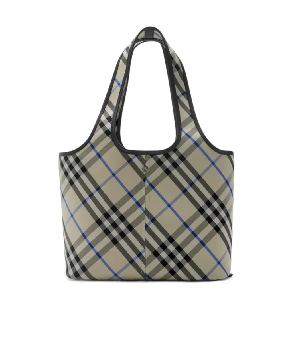 Small Check Tote Bag