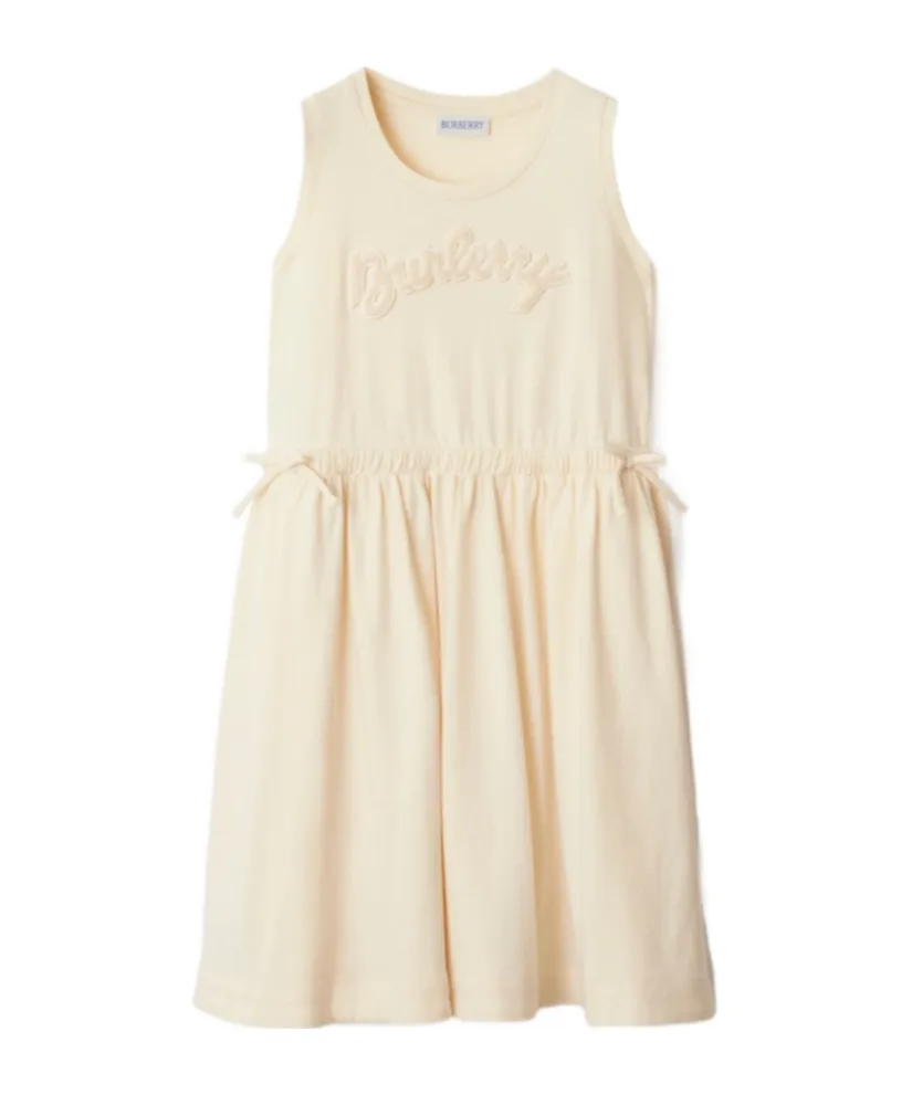 Logo-Patch Crewneck Dress