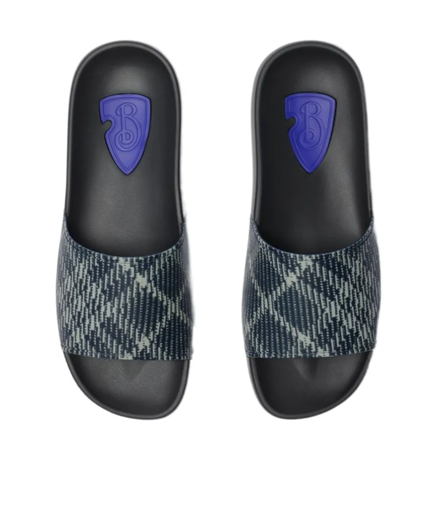 Checked Slip-On Slides