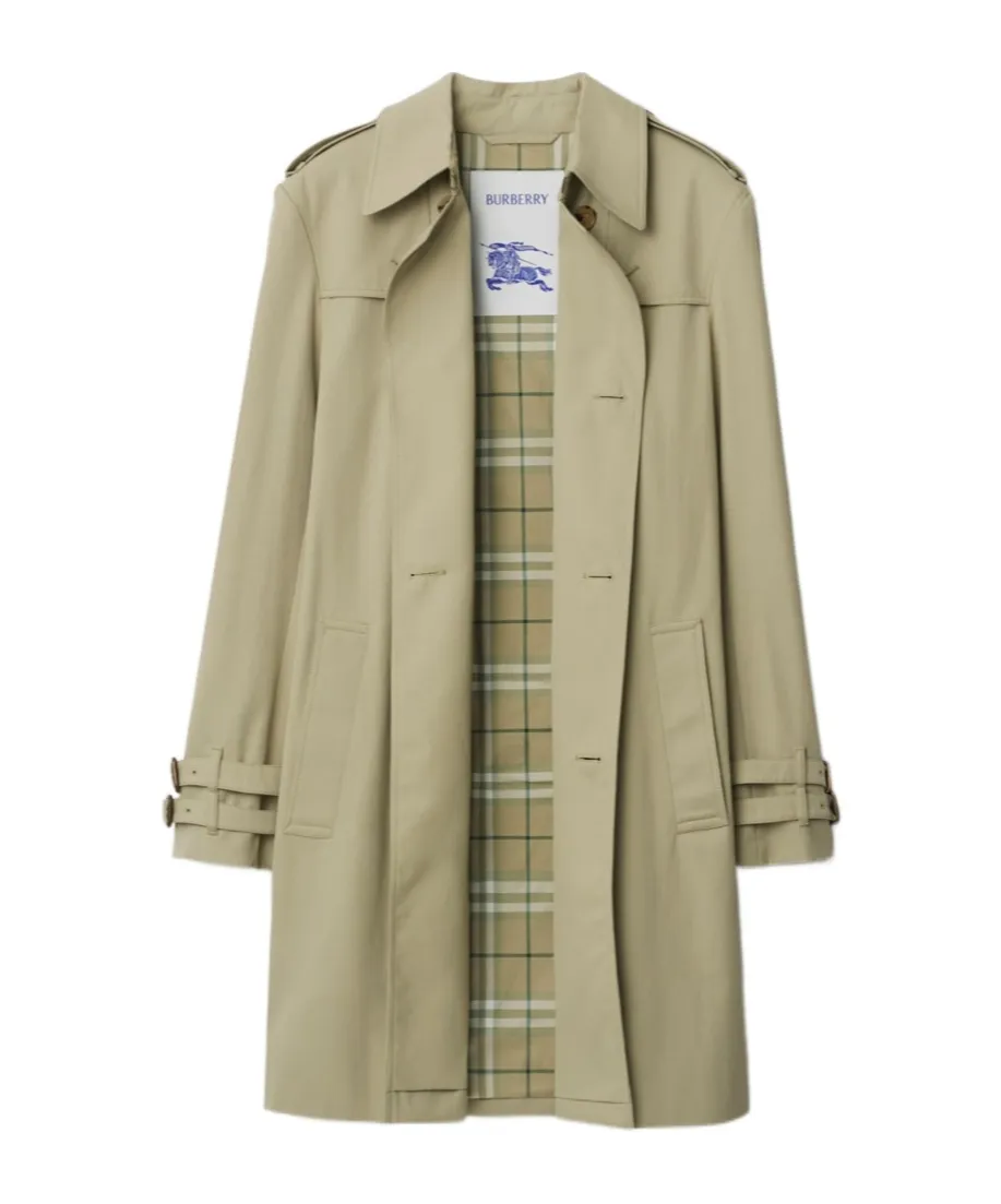 Double Breasted Belted Trench Coat
