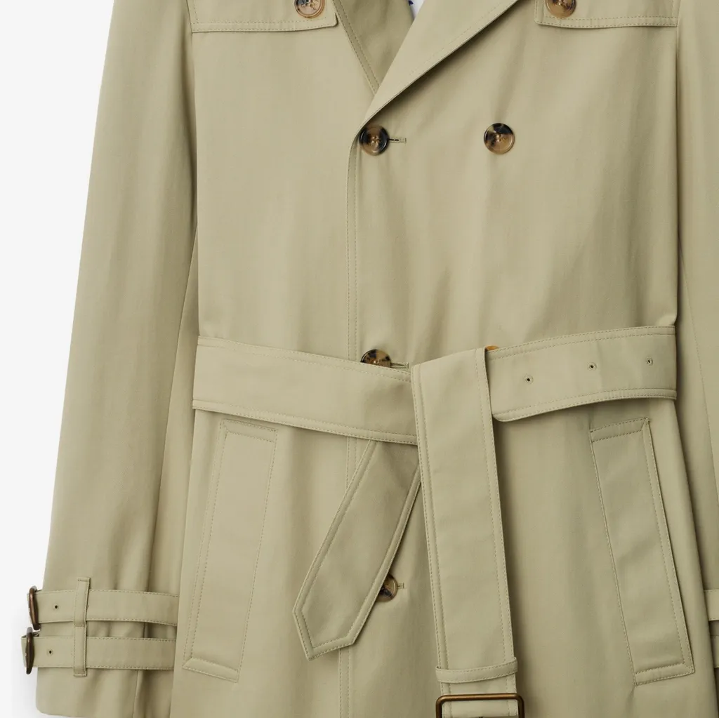 Double Breasted Belted Trench Coat