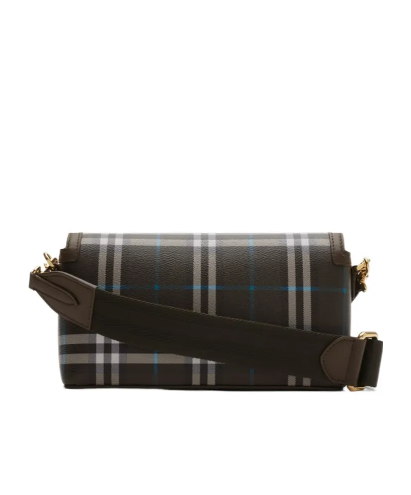 Small Note Checked Shoulder Bag