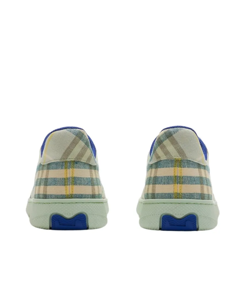 Terrace Checked Lace-Up Sneakers