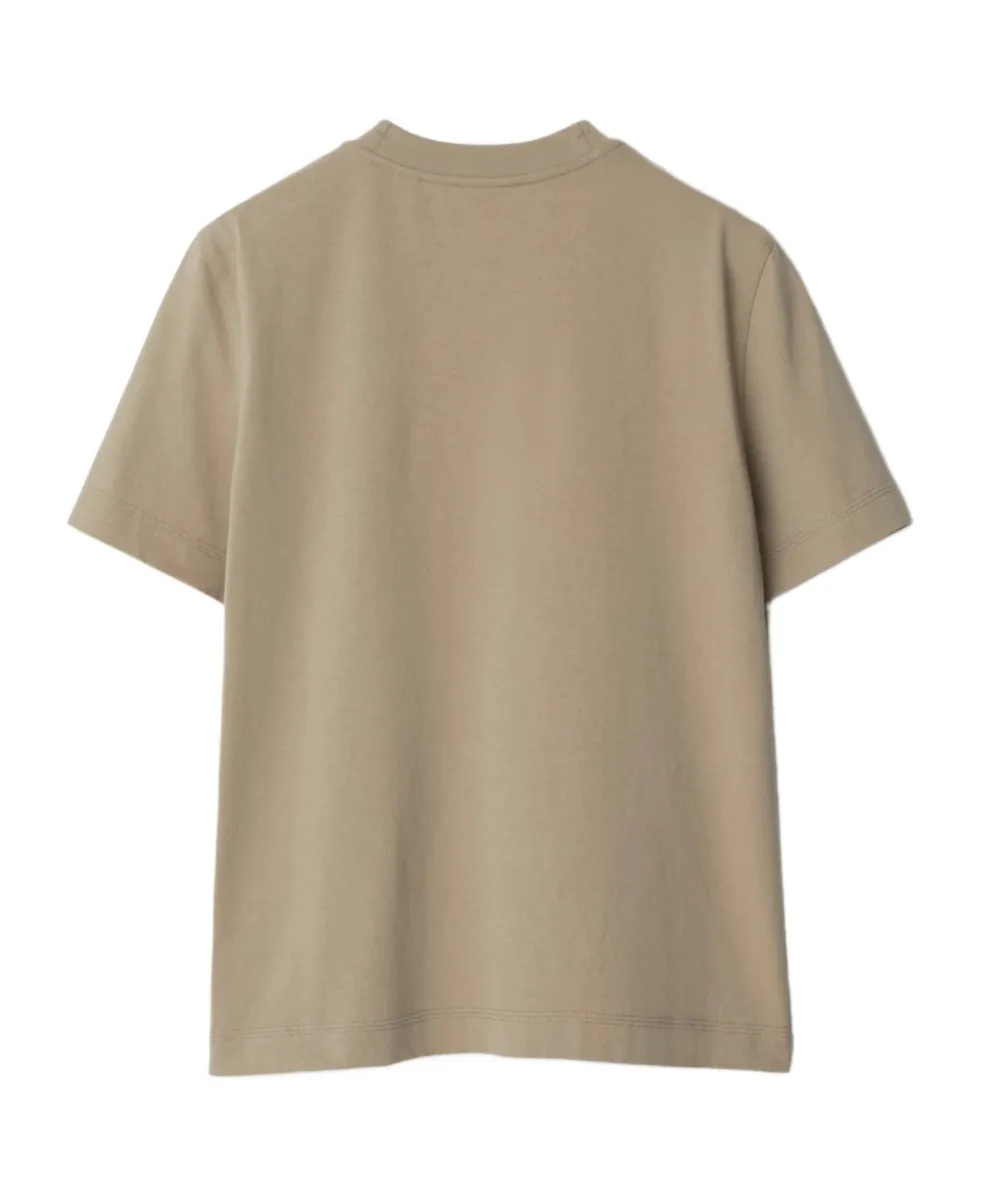 Duck-Embroidered Crewneck T-Shirt