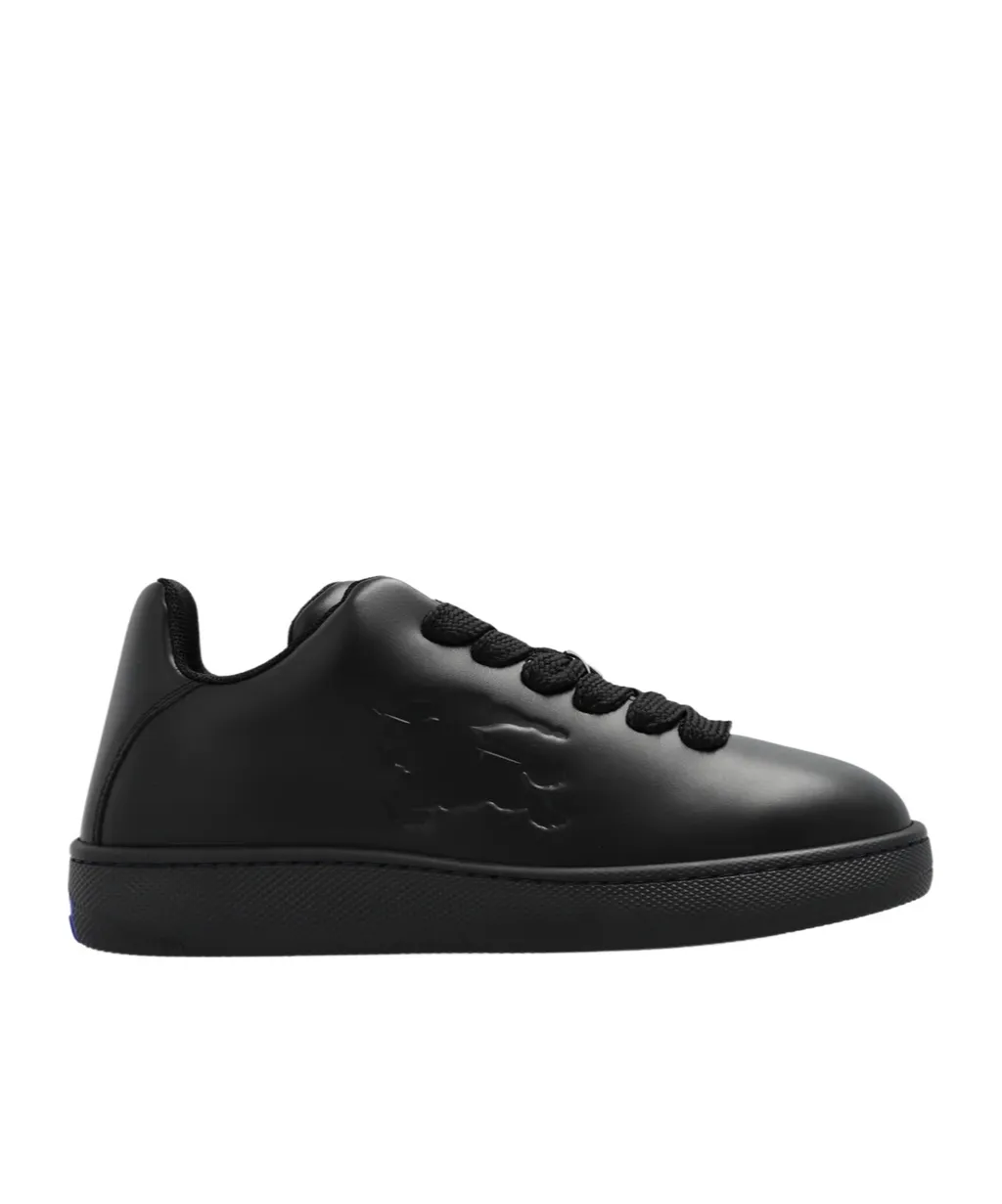 Box Logo Embossed Lace-Up Sneakers