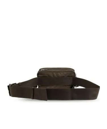 Checkered Zipped Belt Bag