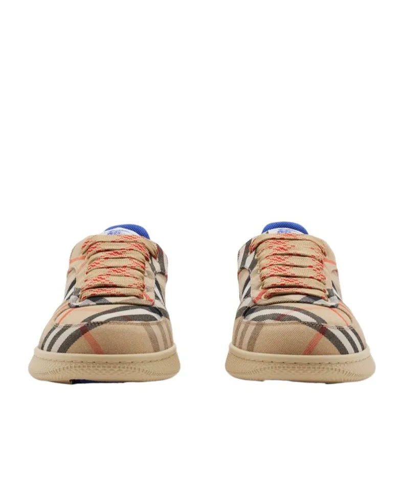 Terrace Checked Lace-Up Sneakers