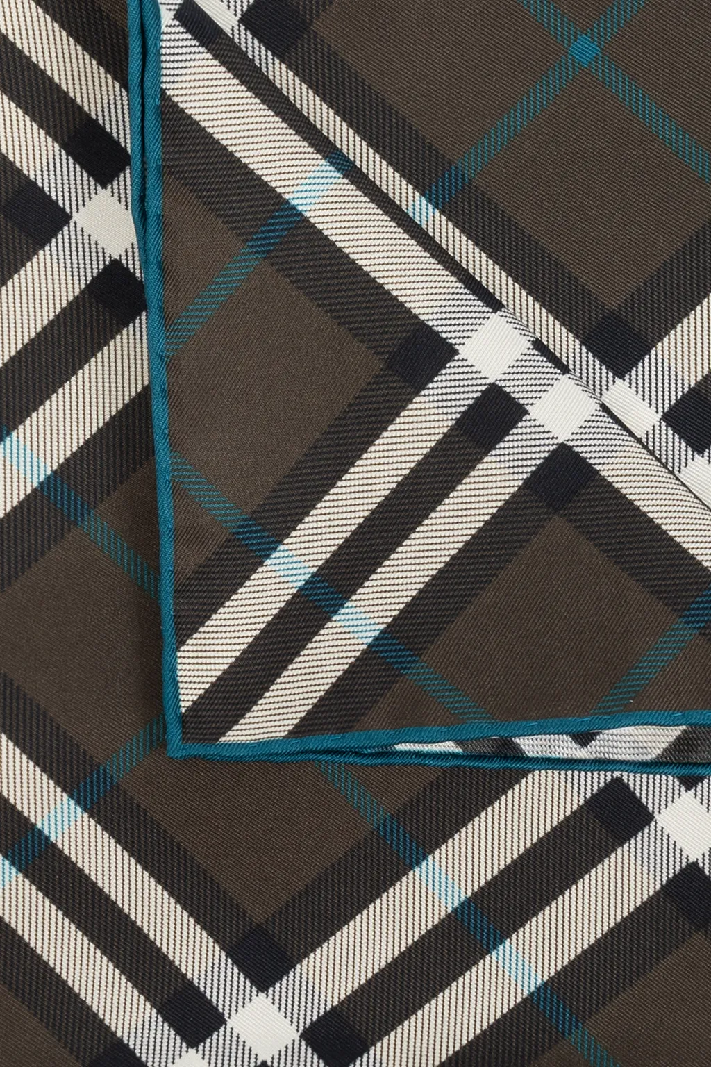 Check Printed Square Scarf