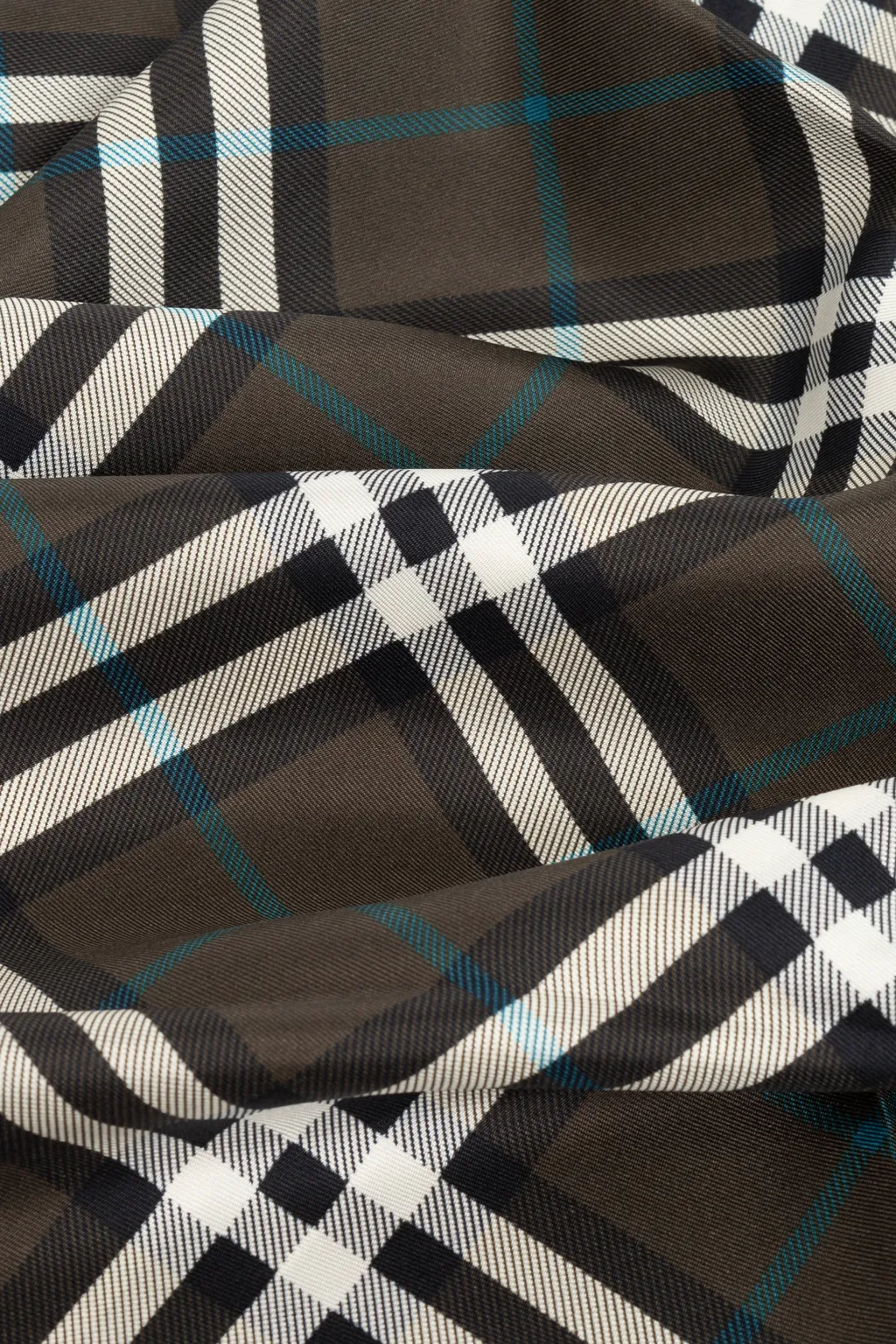 Check Printed Square Scarf