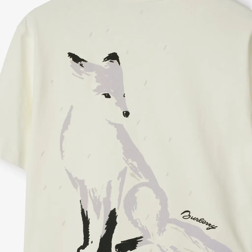 Fox Printed Crewneck T-Shirt