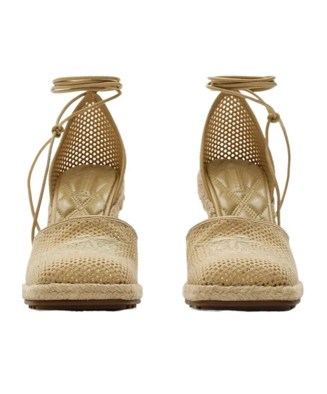 Woven Wedged Pumps