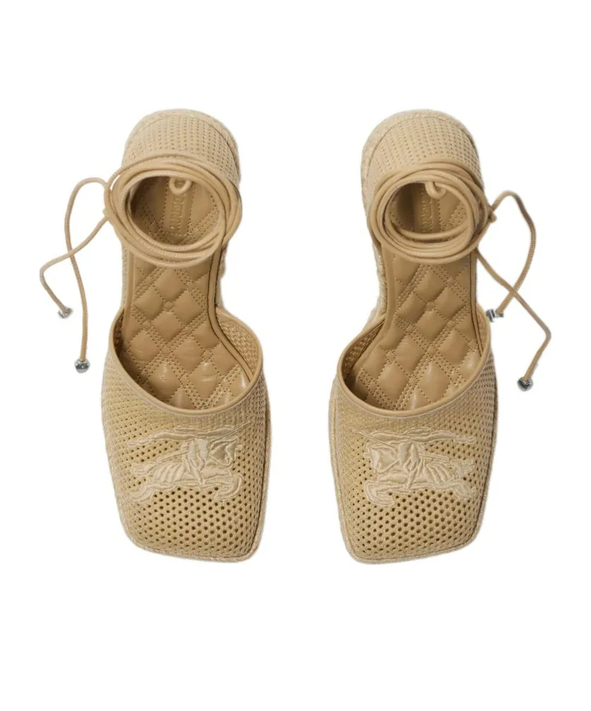 Woven Wedged Pumps