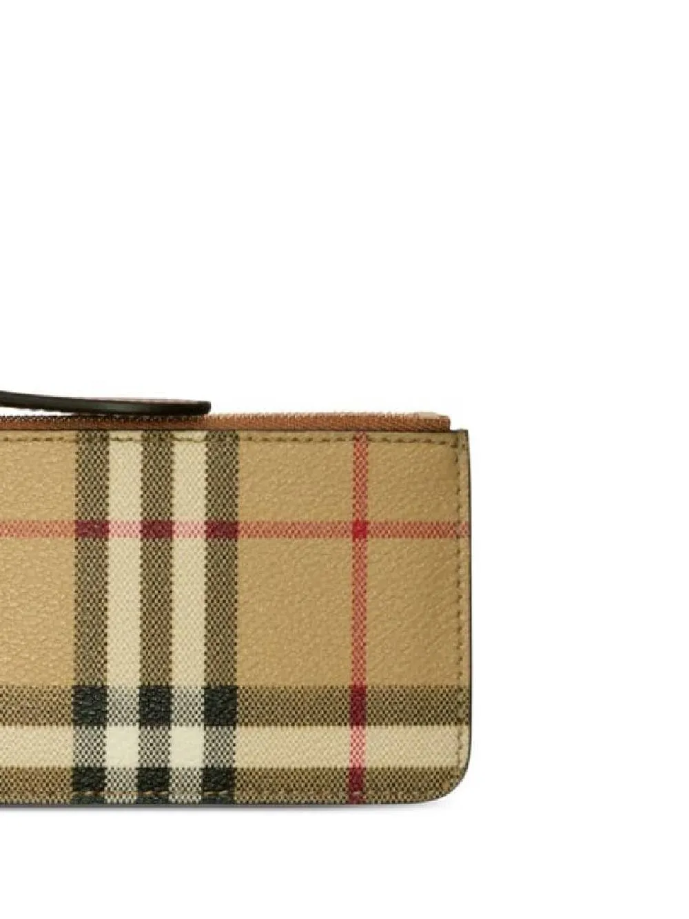 Check Printed Zipped Wallet