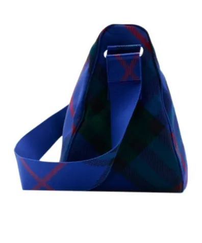 Shield Tartan-Check Zipped Shoulder Bag